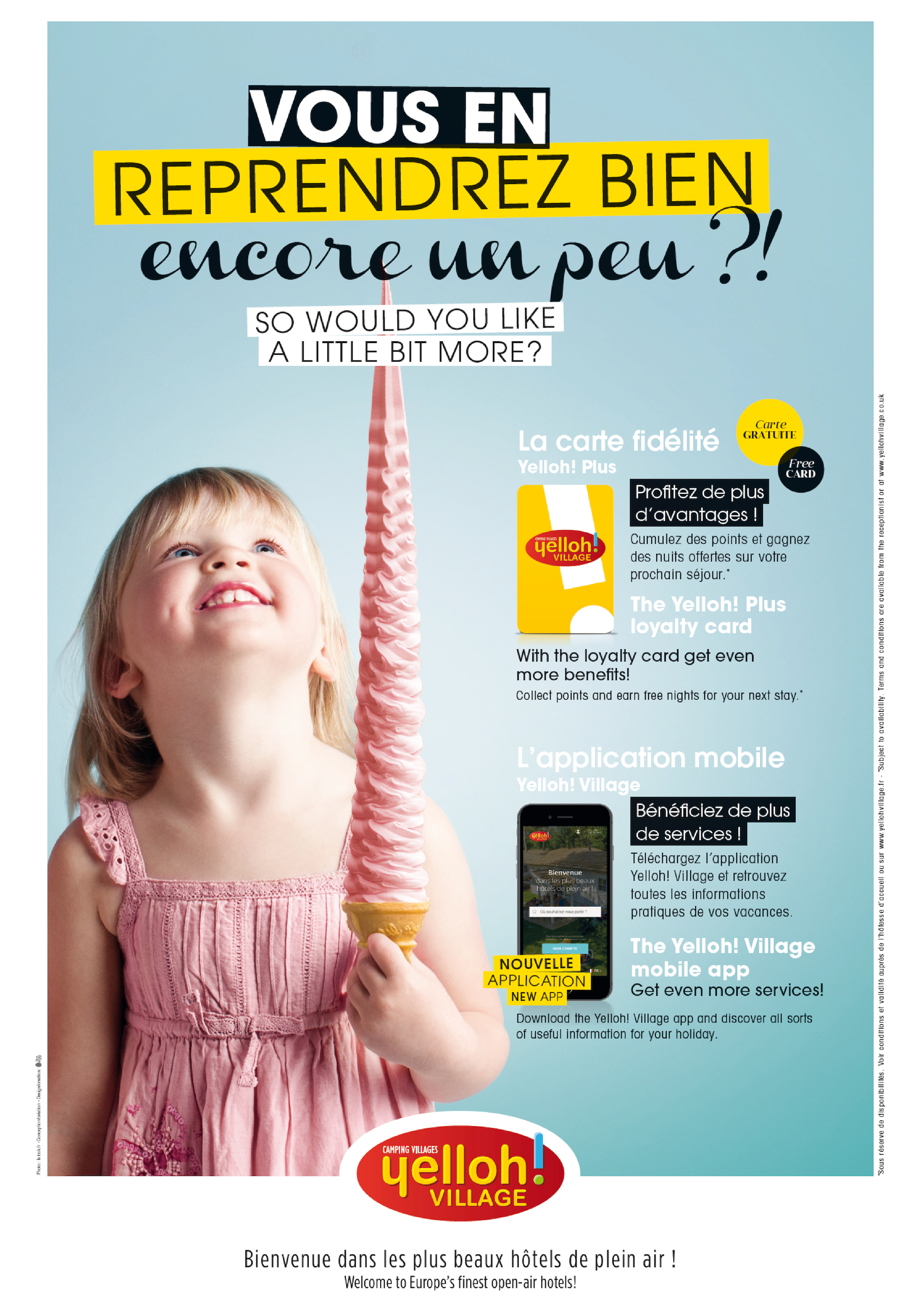 campagne TV yelloh village stephane bern agence de publicité blue egg