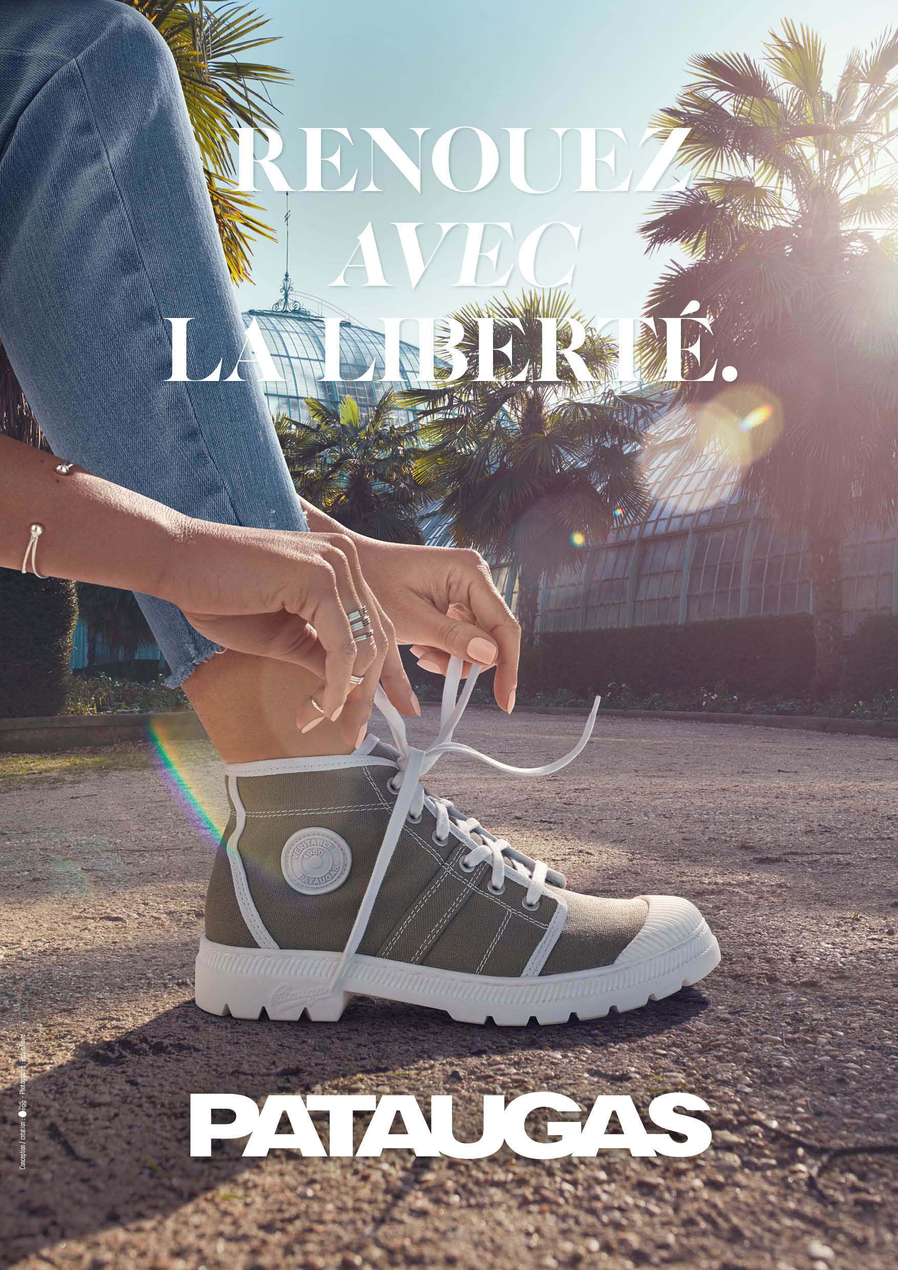 campagne print pataugas agence de publicité blue egg