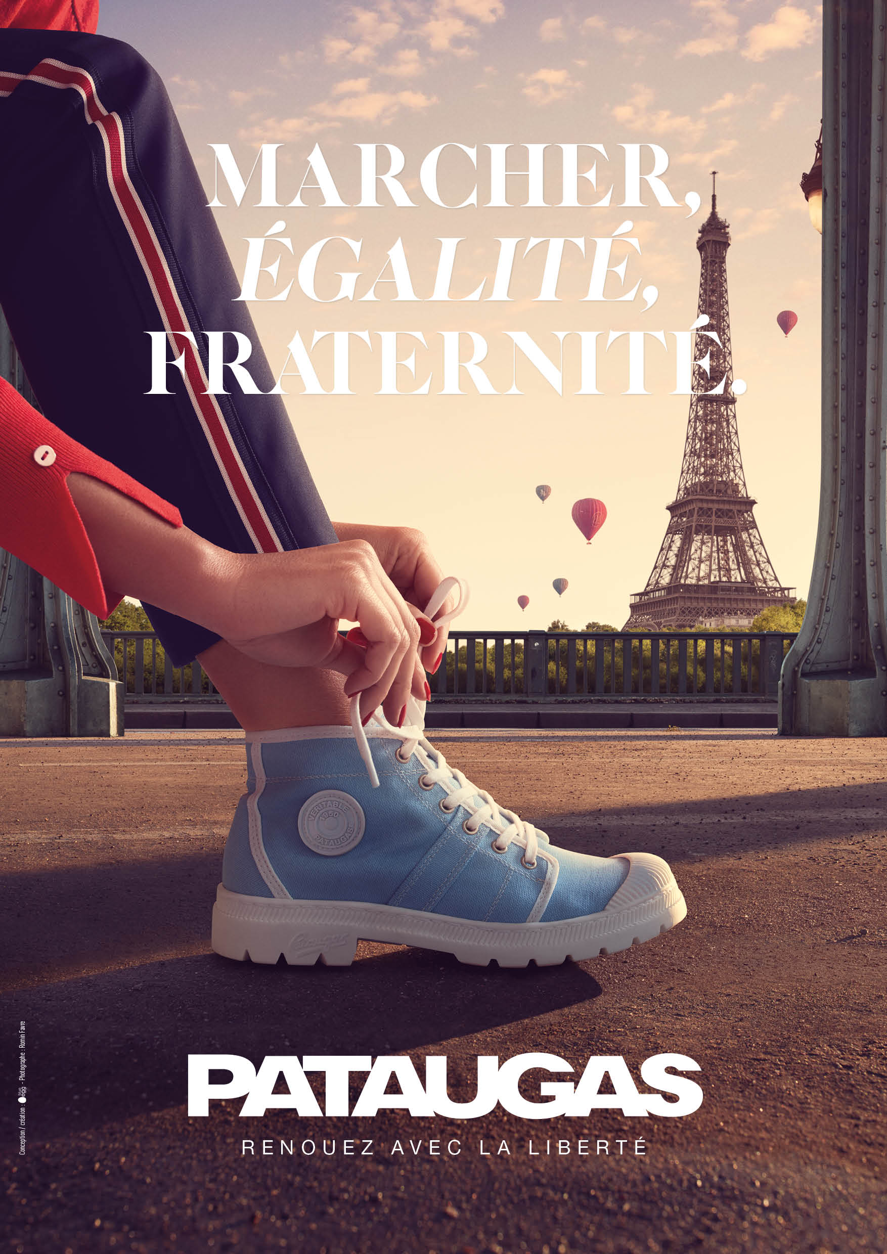 campagne print pataugas agence de publicité blue egg