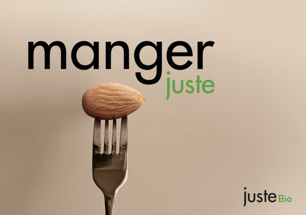 REBRANDING MANGER JUSTE AGENCE DE PUBLICITÉ BLUE EGG