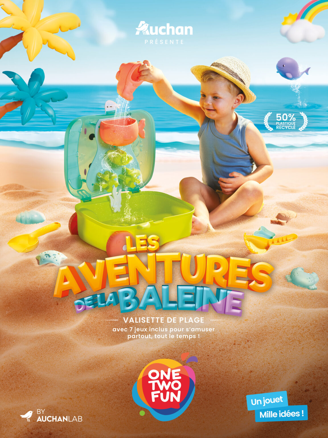 CAMPAGNE DE COM AUCHAN OTF AGENCE DE PUBLICITÉ BLUE EGG