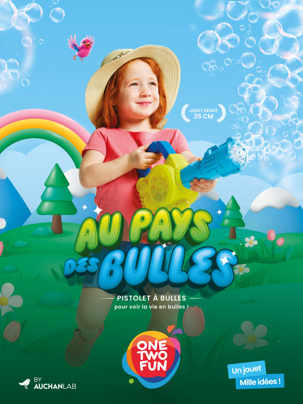 CAMPAGNE DE COM AUCHAN OTF AGENCE DE PUBLICITÉ BLUE EGG