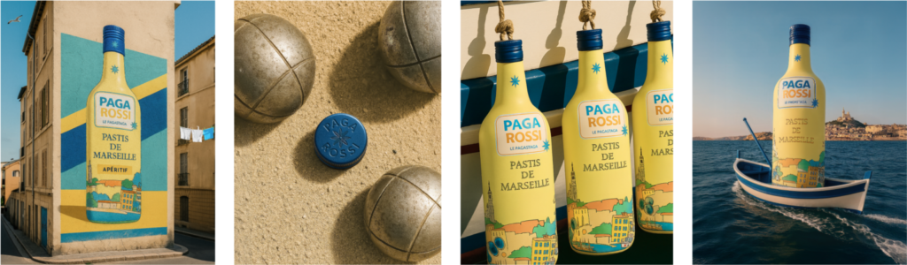 campagne de communication paga rossi agence de publicité blue egg
